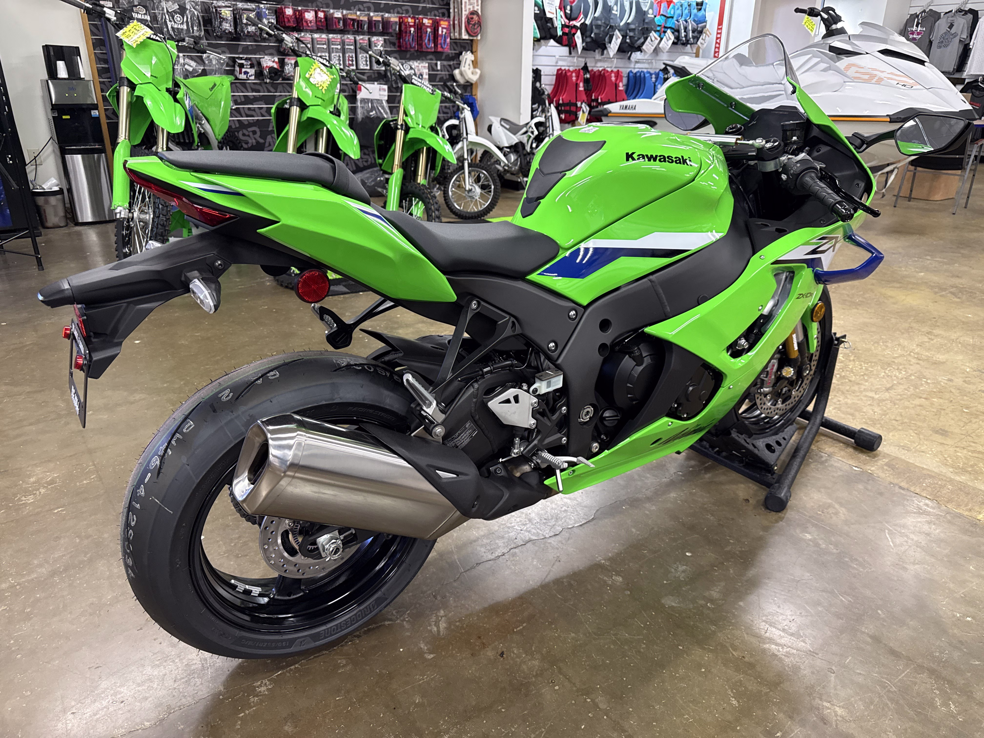 2026 Lime Green / Blue 24 Kawasaki Ninja ZX-10R ABS Motorcycle