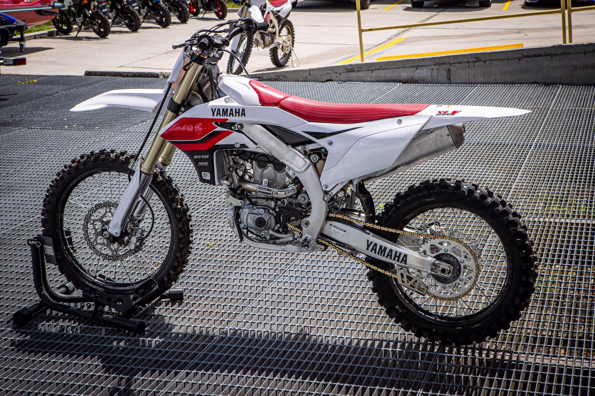 2026 White Yamaha YZ250F  70th Anniversary Edition Motorcycle