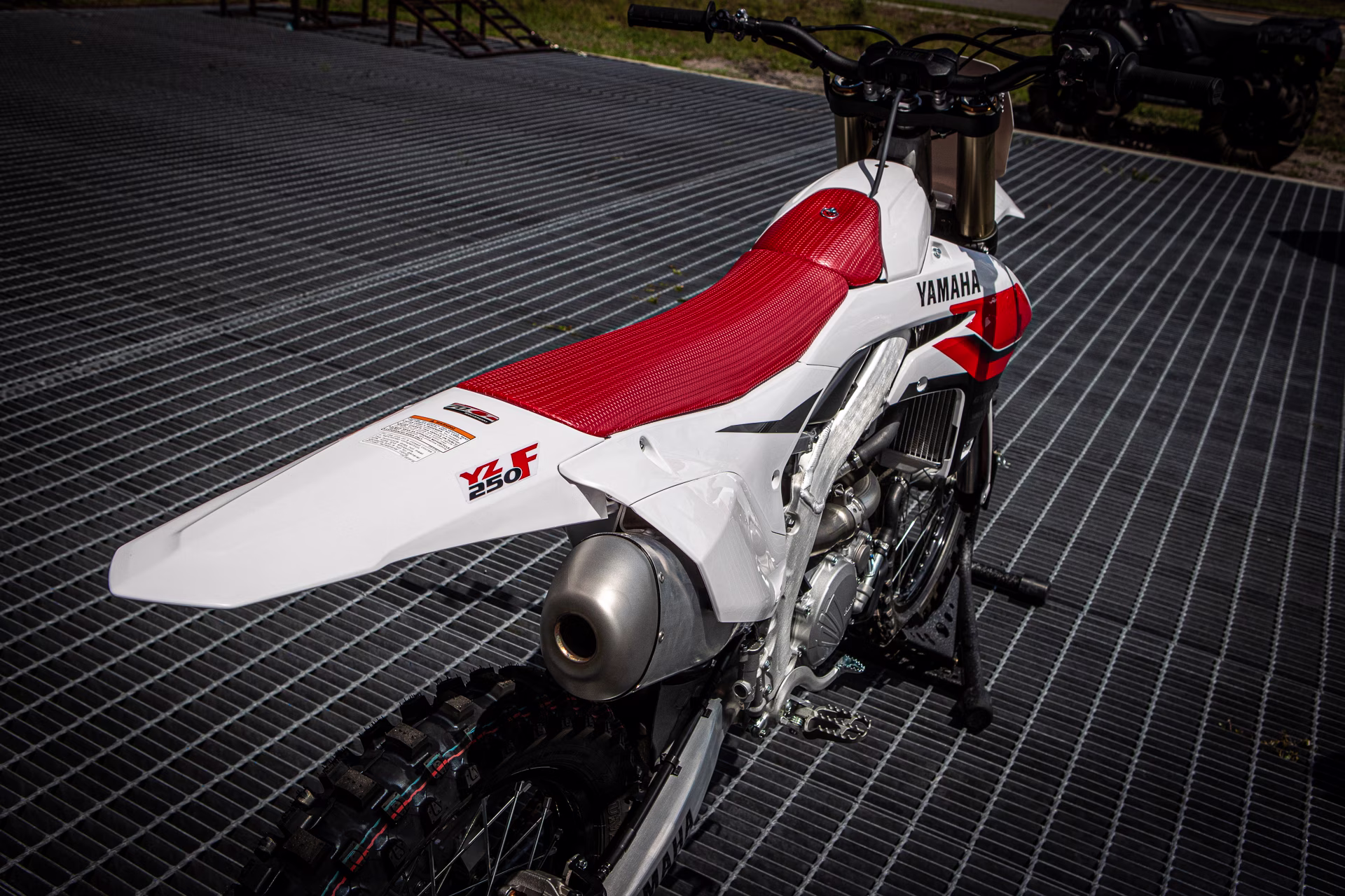 2026 White Yamaha YZ250F  70th Anniversary Edition Motorcycle