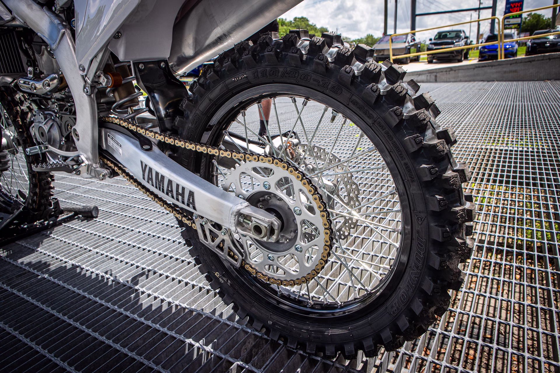2026 White Yamaha YZ250F  70th Anniversary Edition Motorcycle