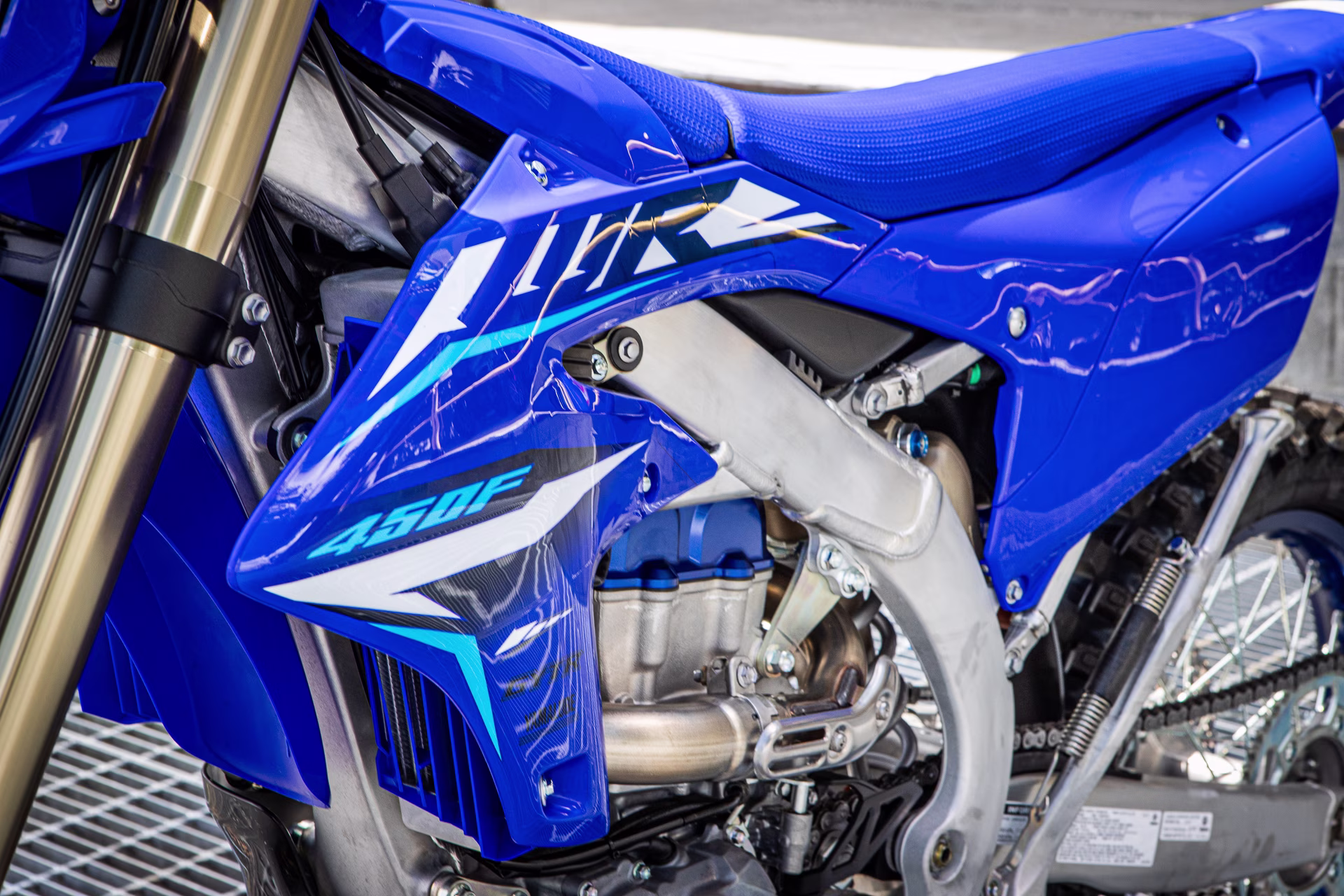 2026 Blue Yamaha WR450F Motorcycle