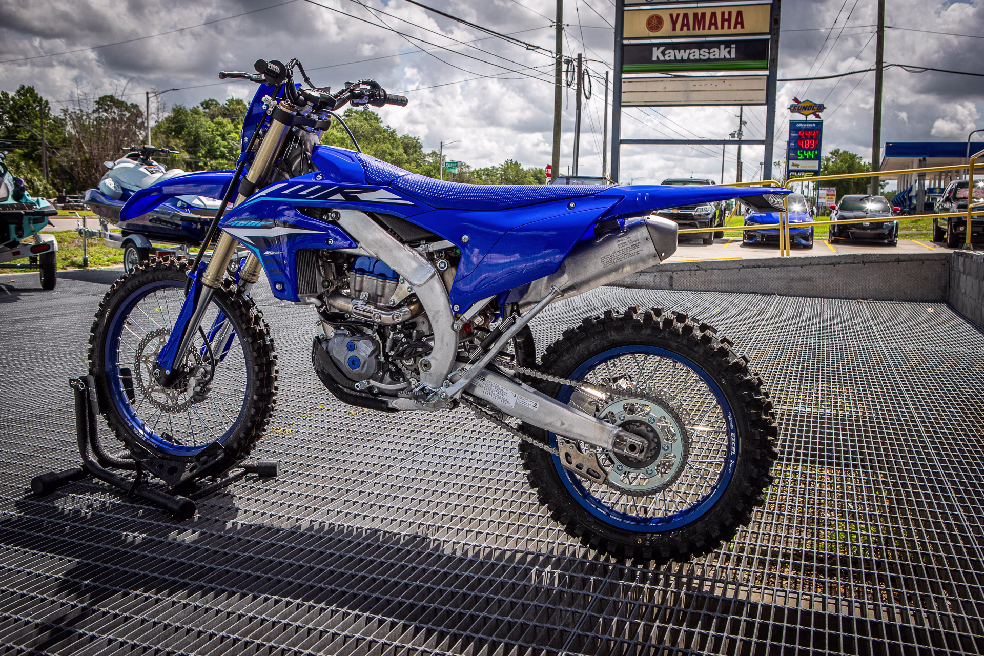 2026 Blue Yamaha WR450F Motorcycle