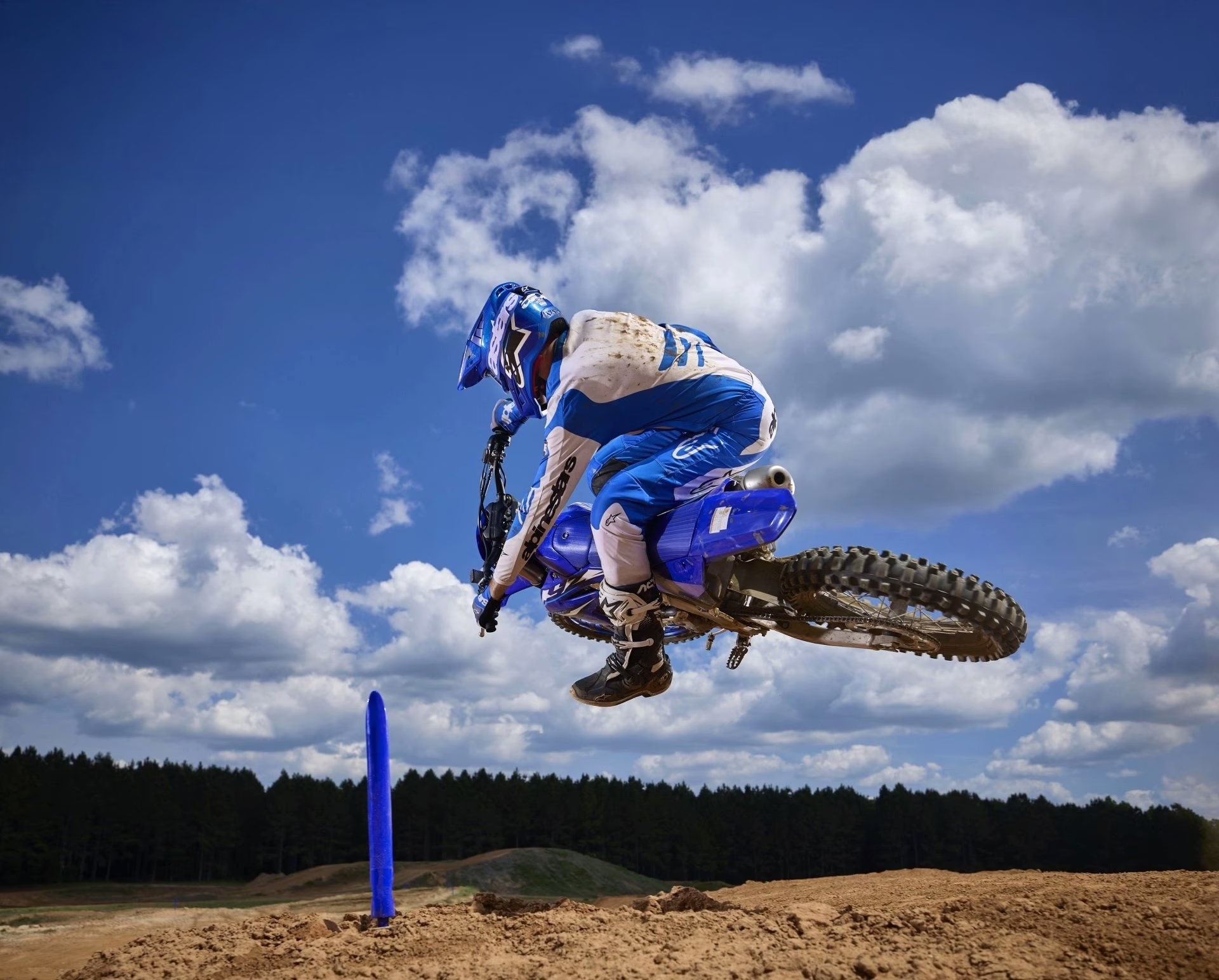 2026 Blue Yamaha YZ450F Motorcycle