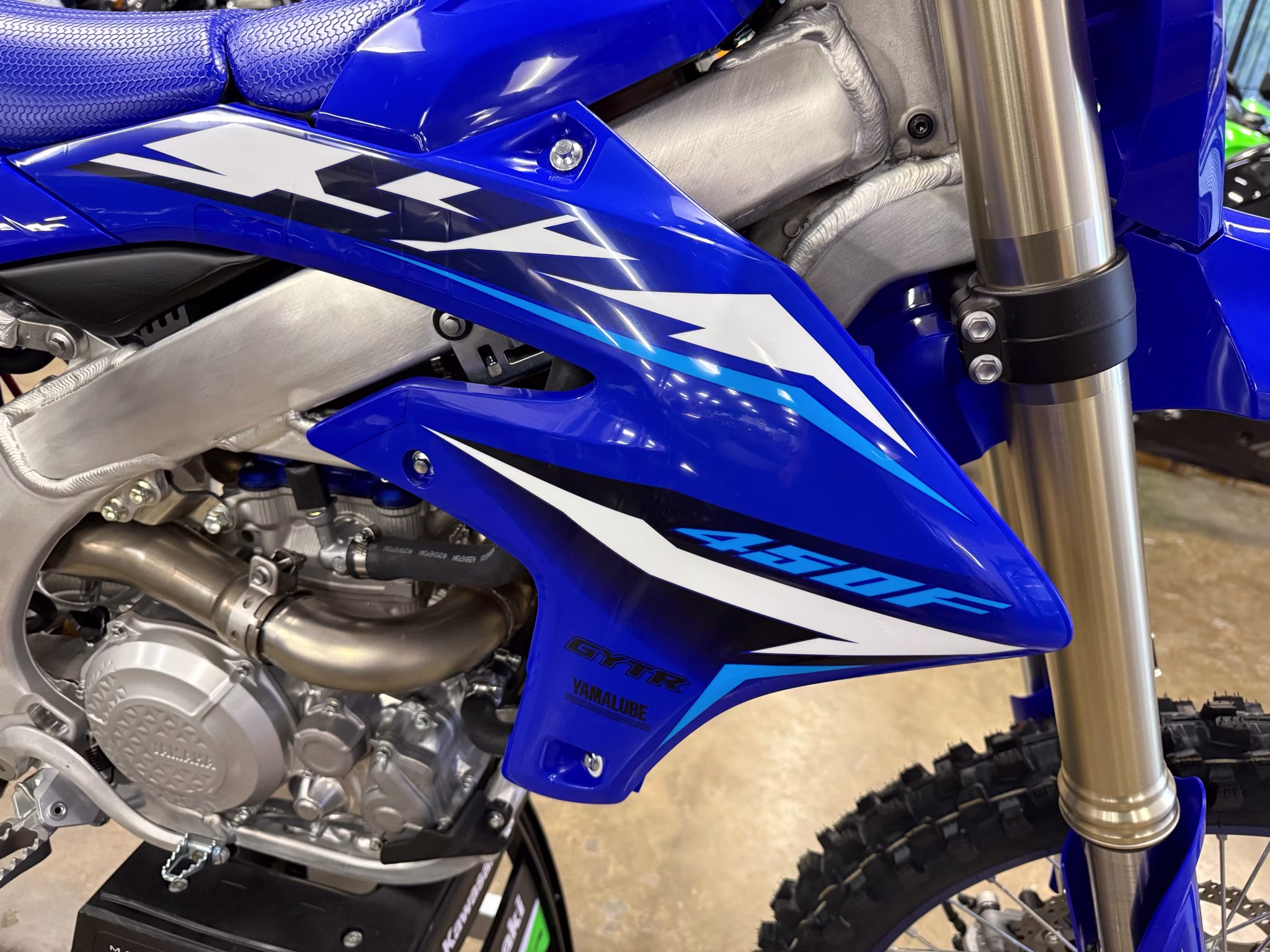 2026 Team Yamaha Blue Yamaha YZ450F Motorcycle