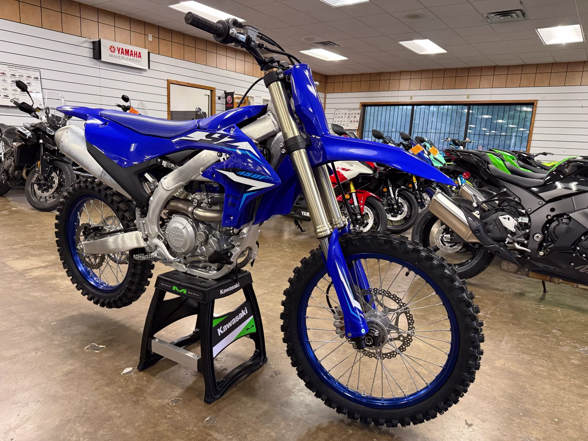 2026 Team Yamaha Blue Yamaha YZ450F Motorcycle