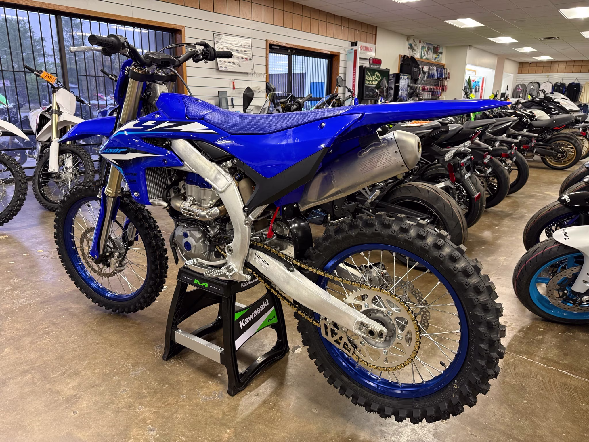 2026 Team Yamaha Blue Yamaha YZ450F Motorcycle