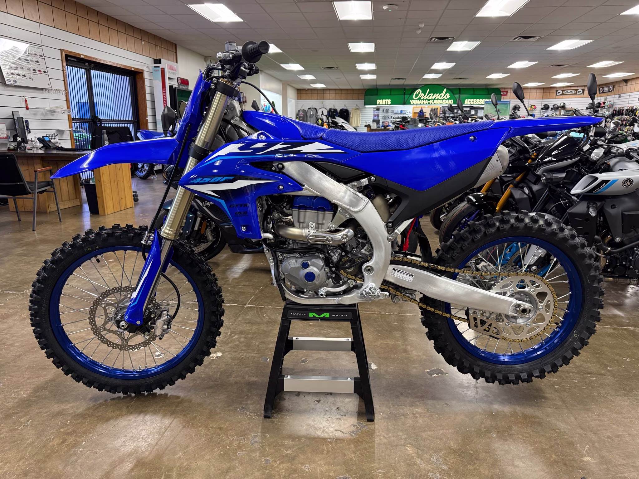 2026 Team Yamaha Blue Yamaha YZ450F Motorcycle