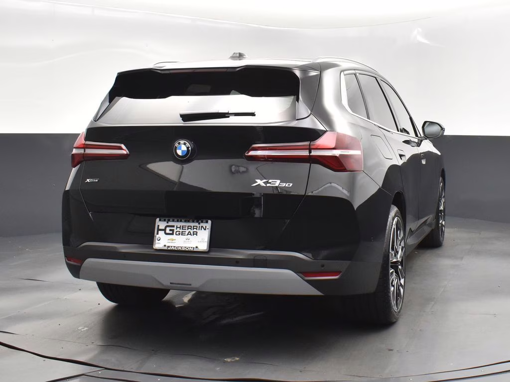 2025 Black Sapphire Metallic BMW X3 30 xDrive AWD SUV