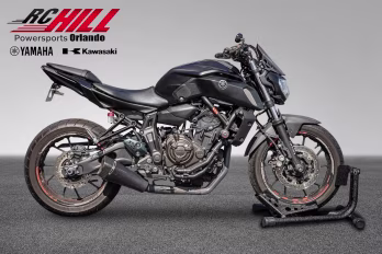 2020 Black Yamaha MT-07 Motorcycle