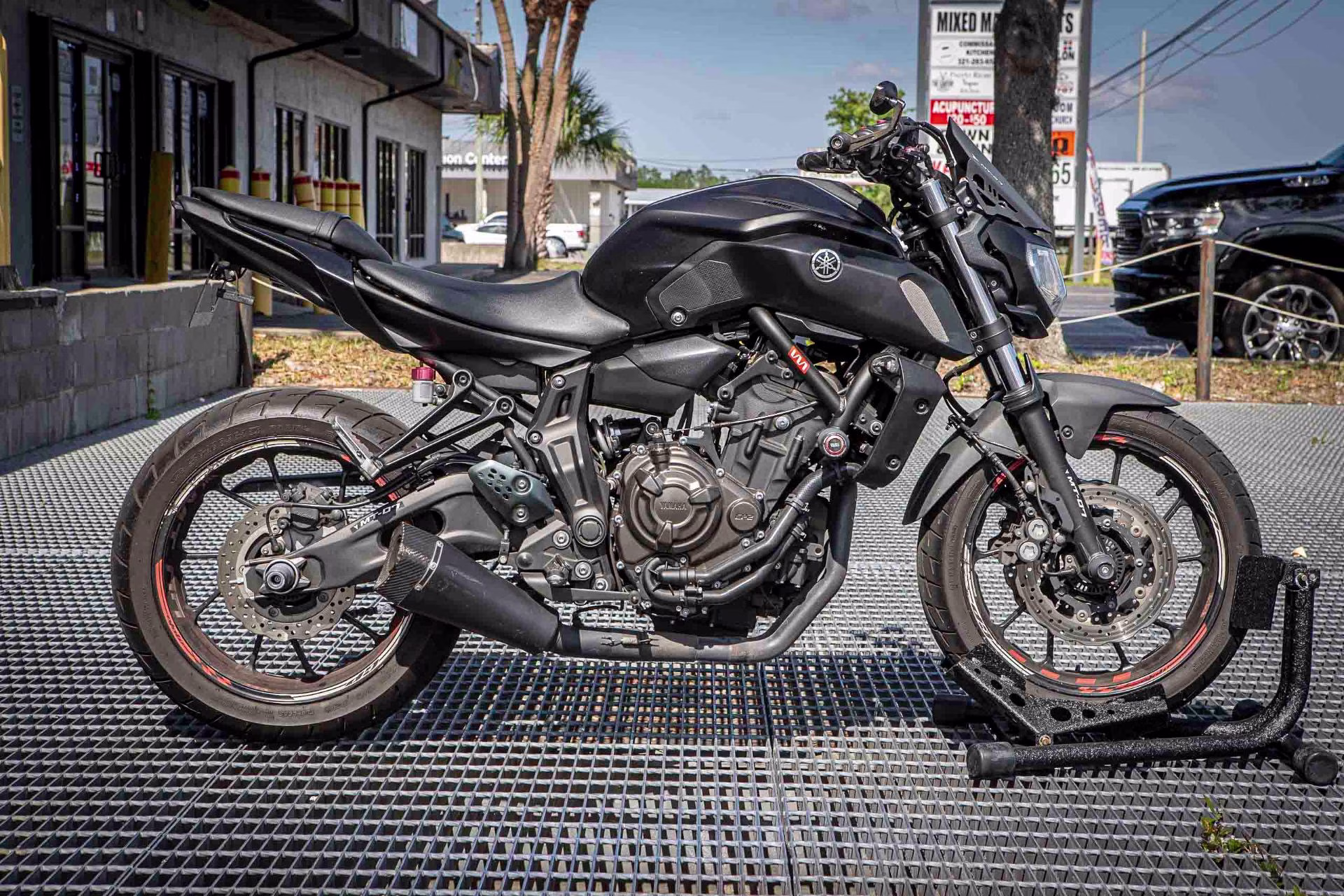 2020 Matte Raven Black Yamaha MT-07 Motorcycle