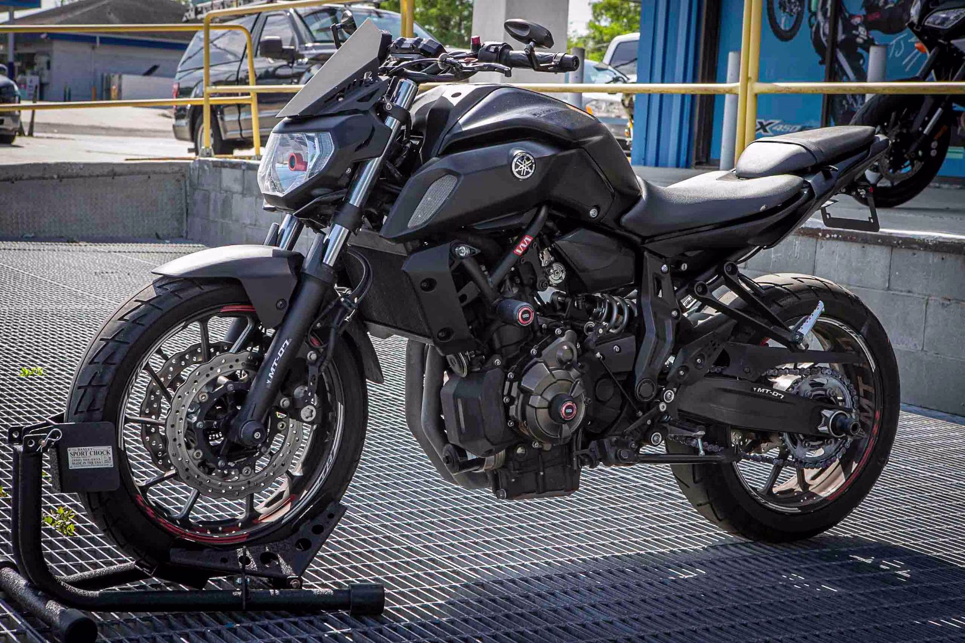 2020 Matte Raven Black Yamaha MT-07 Motorcycle