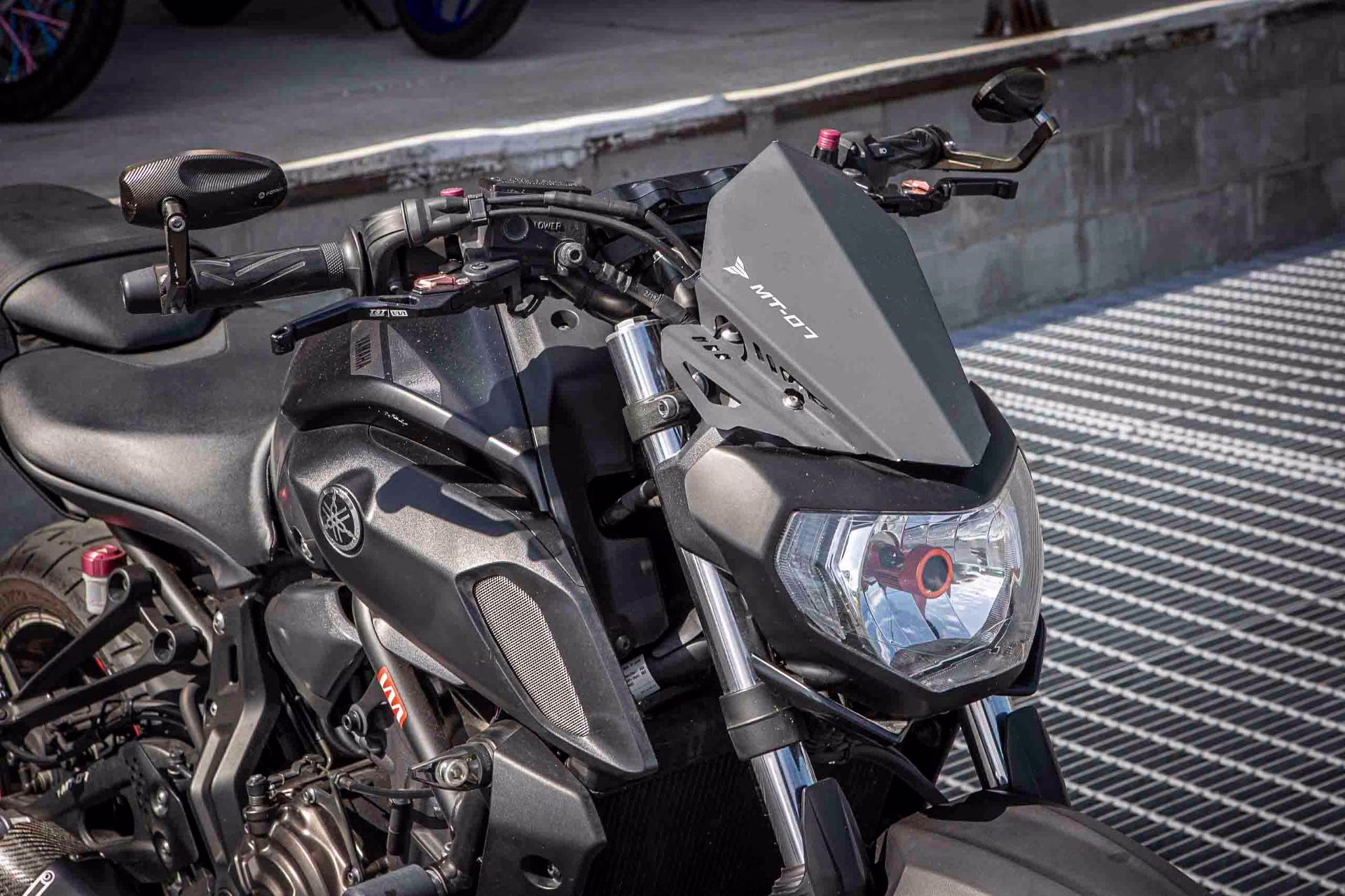 2020 Matte Raven Black Yamaha MT-07 Motorcycle