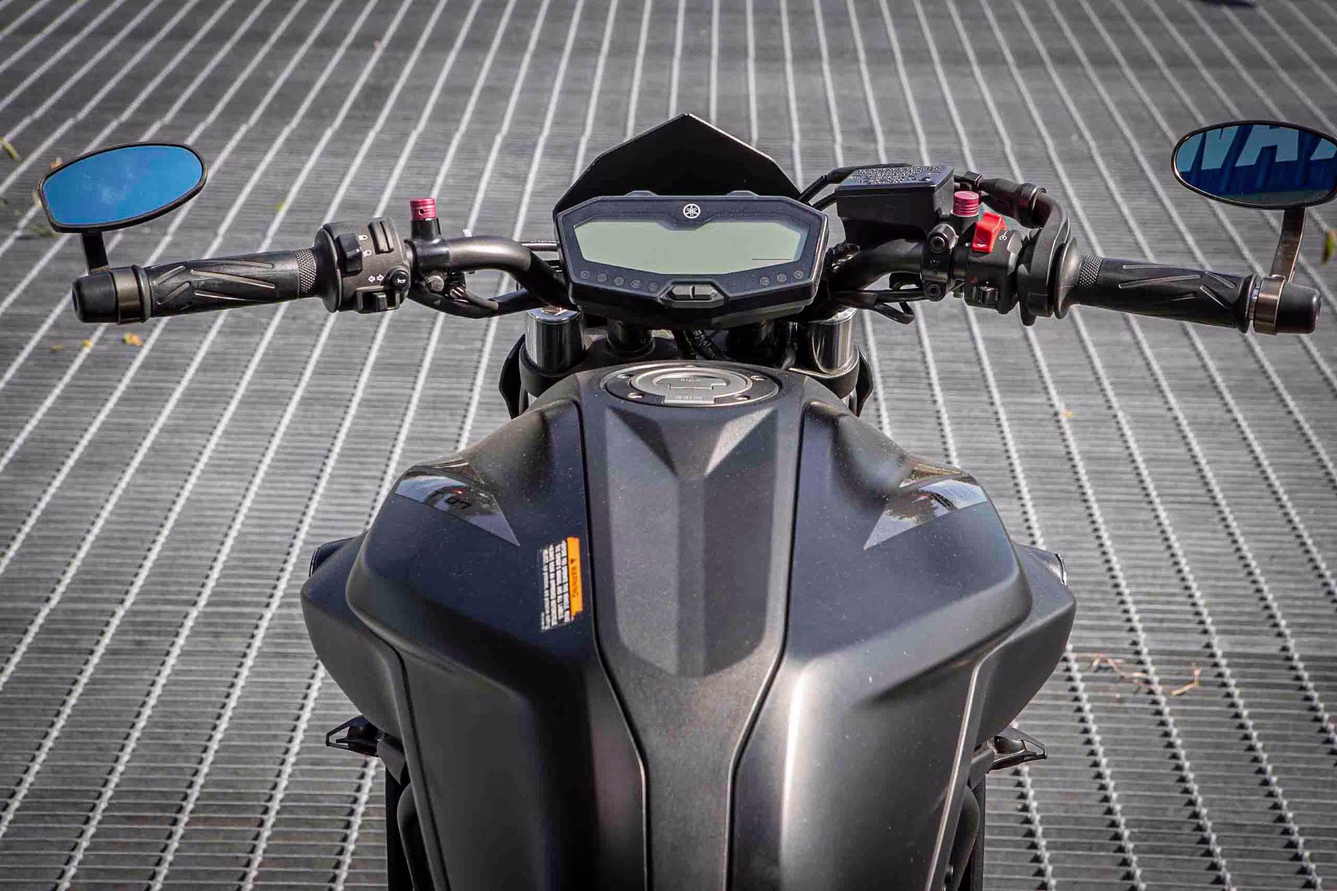 2020 Matte Raven Black Yamaha MT-07 Motorcycle