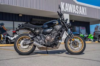 2025 Black Yamaha XSR700 Motorcycle