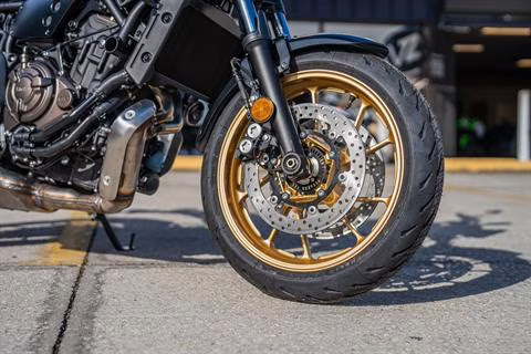 2025 Black Yamaha XSR700 Motorcycle