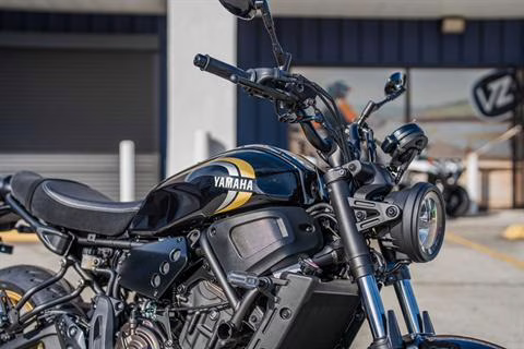 2025 Black Yamaha XSR700 Motorcycle