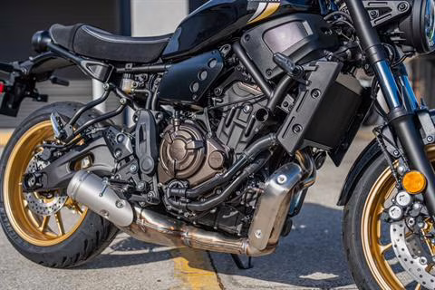 2025 Black Yamaha XSR700 Motorcycle