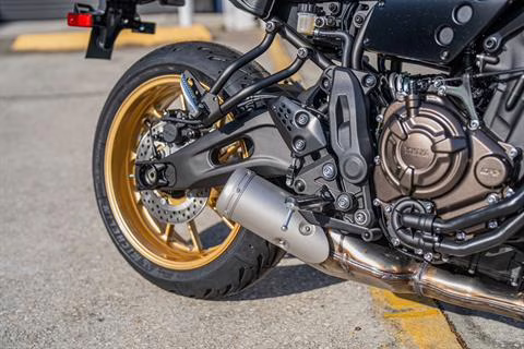 2025 Black Yamaha XSR700 Motorcycle
