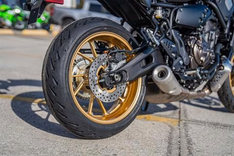 2025 Black Yamaha XSR700 Motorcycle