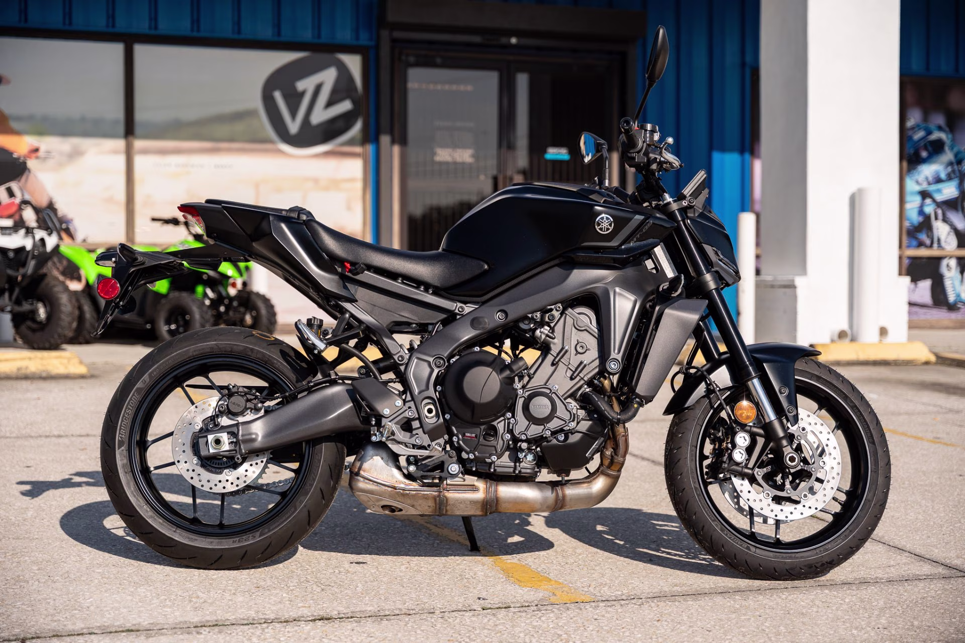 2026 Matte Raven Black Yamaha MT-09 Motorcycle