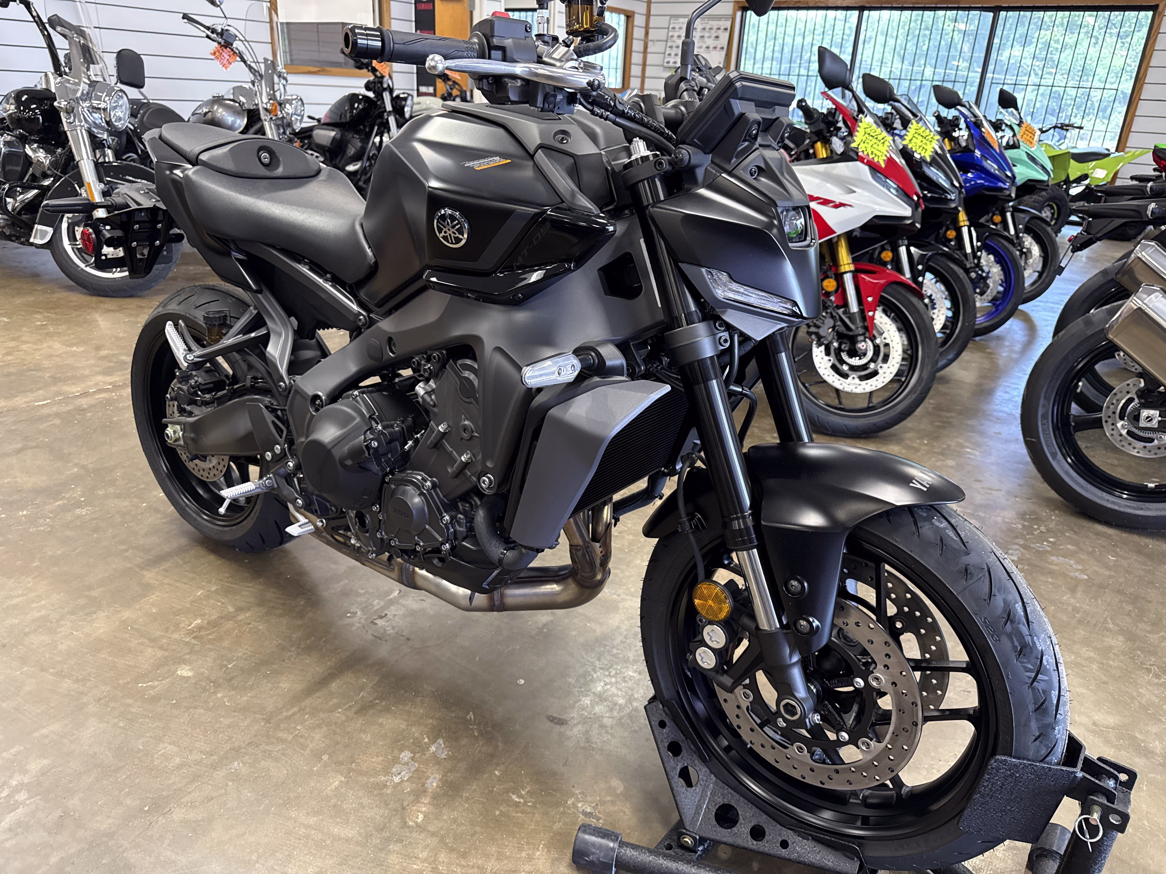 2026 Matte Raven Black Yamaha MT-09 Motorcycle