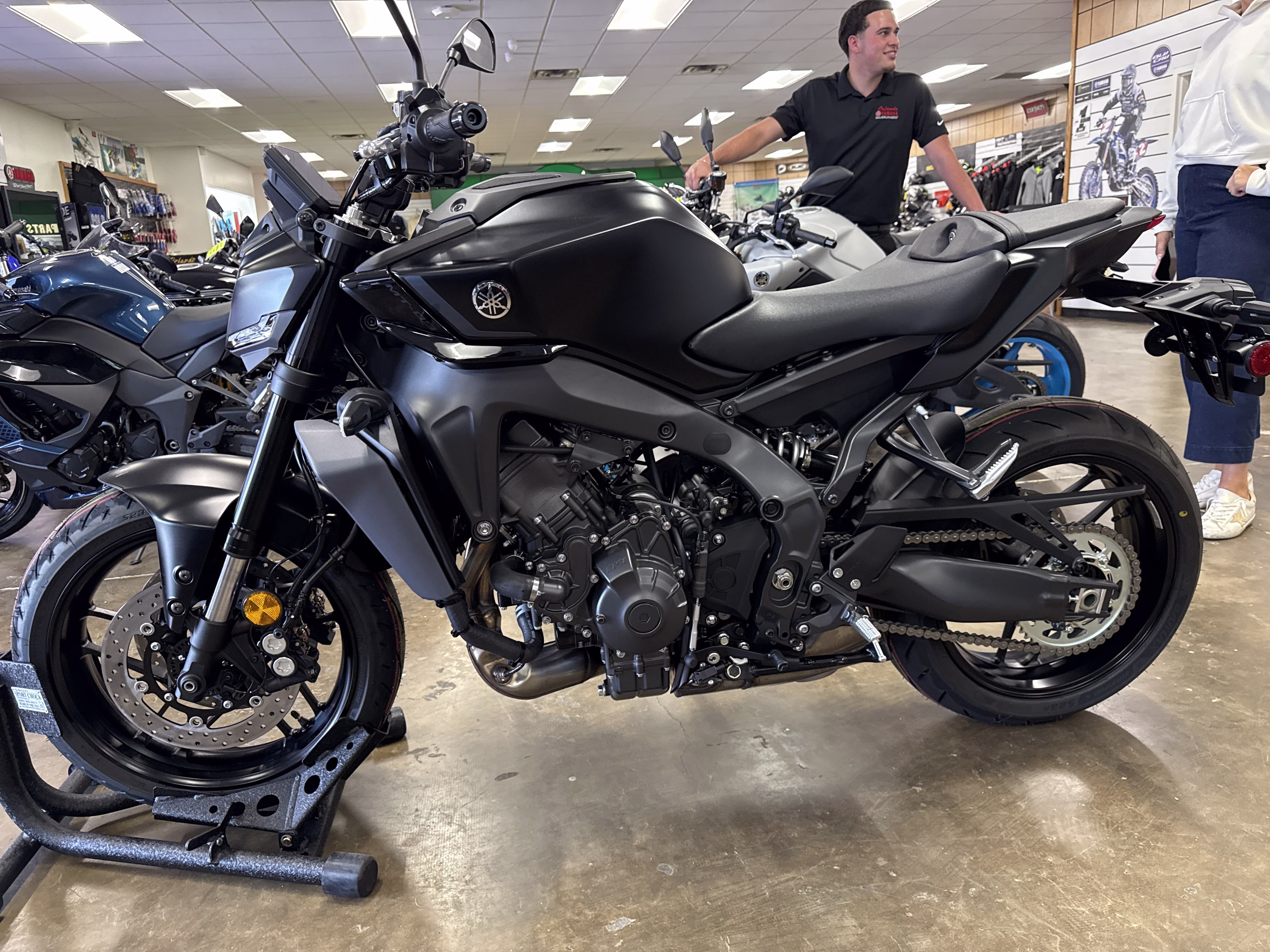 2026 Matte Raven Black Yamaha MT-09 Motorcycle