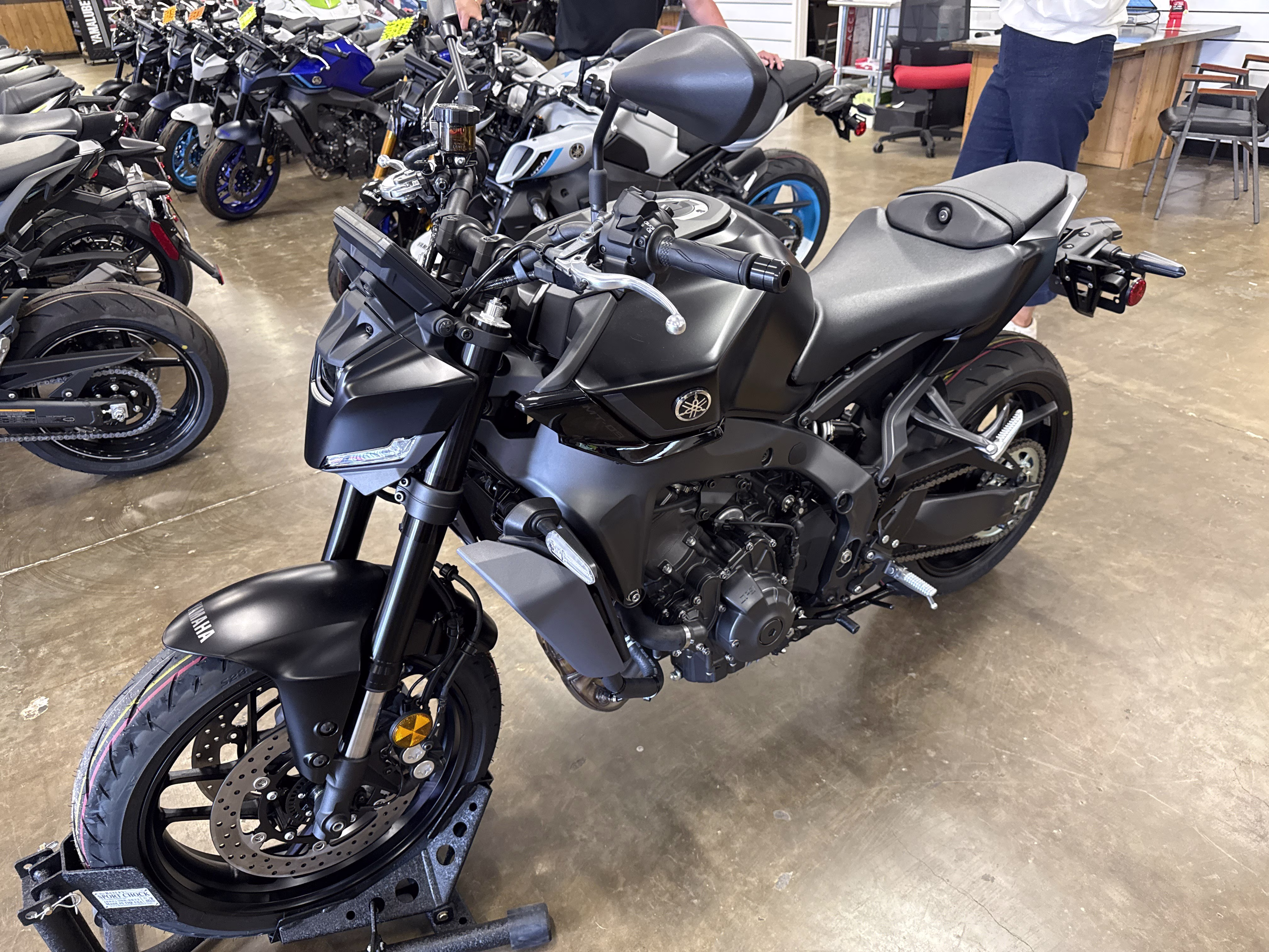 2026 Matte Raven Black Yamaha MT-09 Motorcycle
