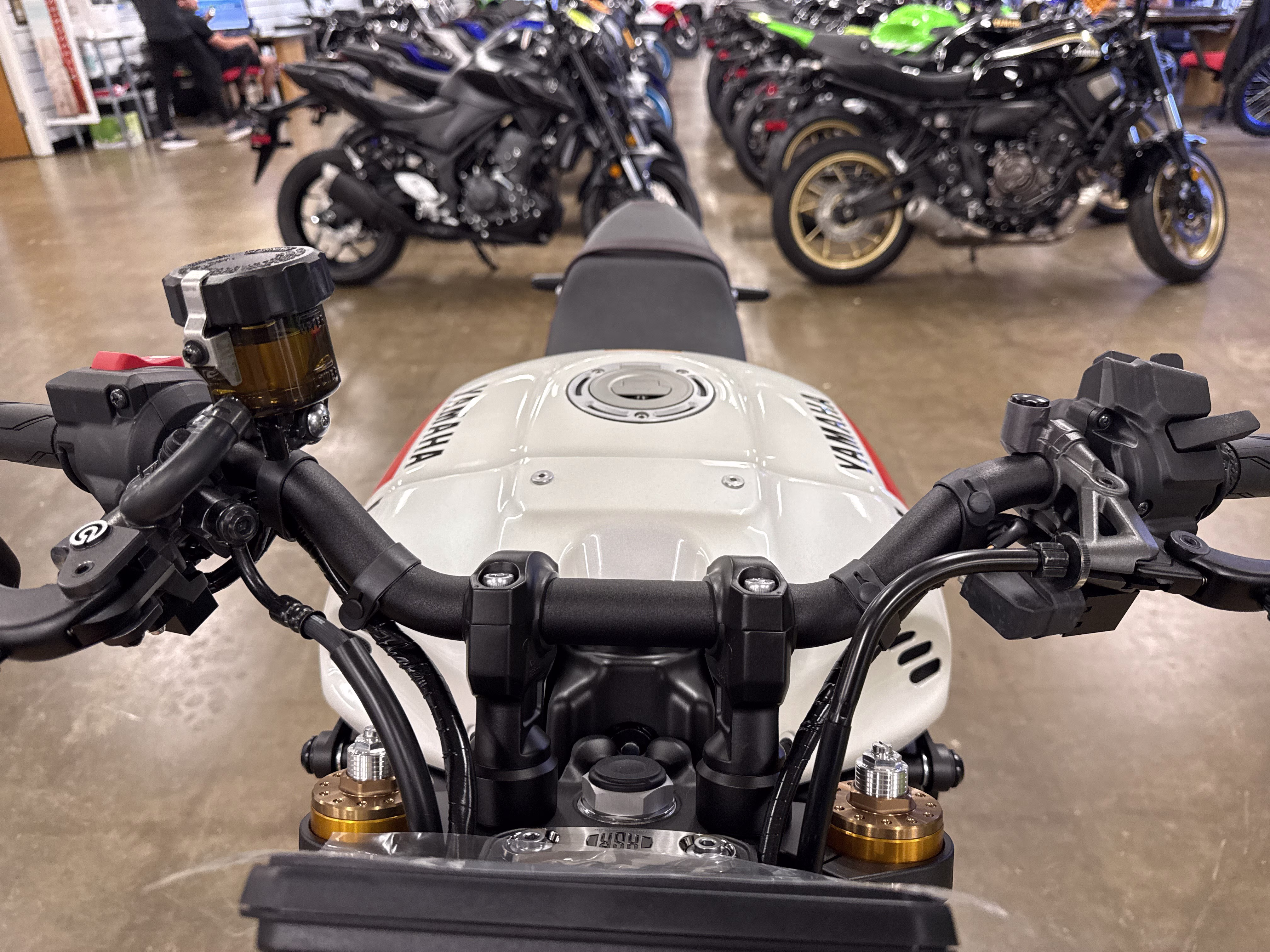 2026 Heritage White Yamaha XSR900 Motorcycle