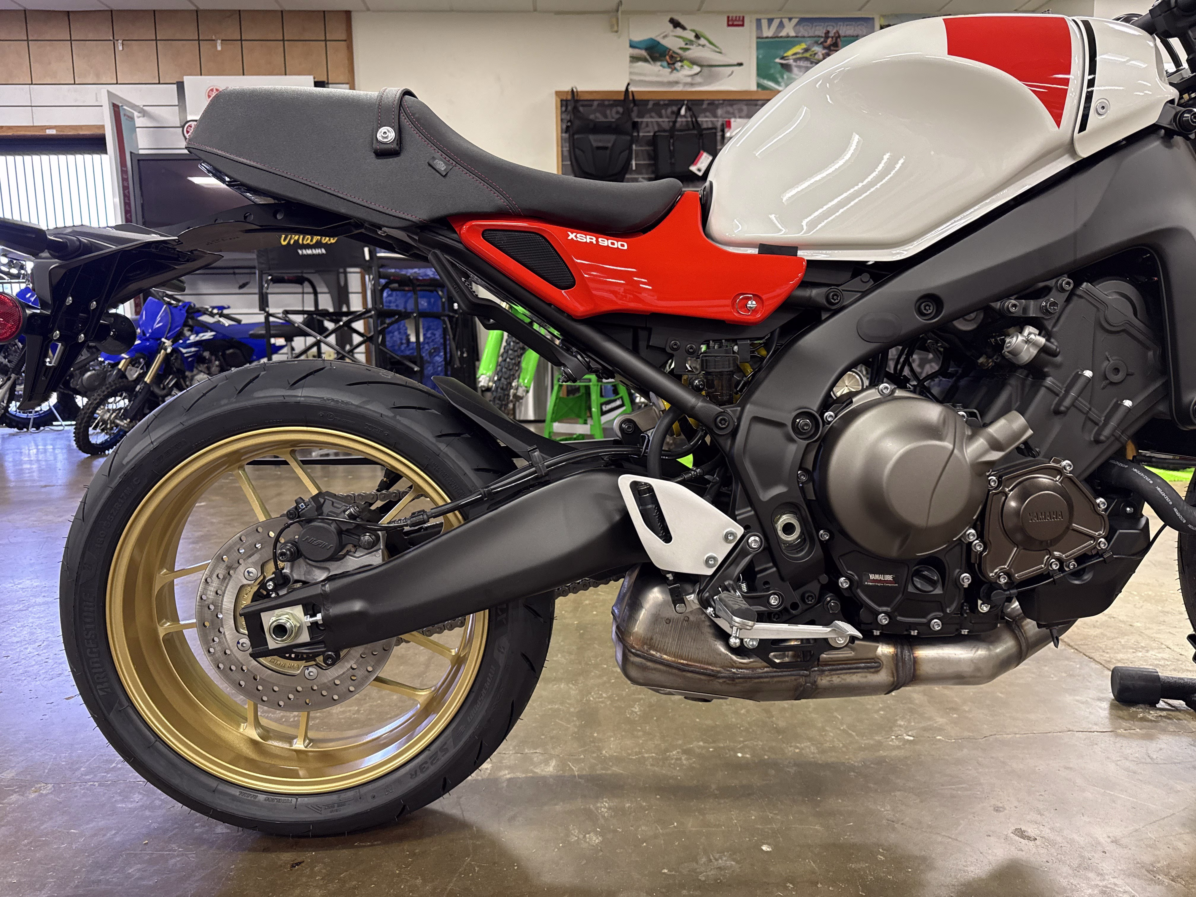 2026 Heritage White Yamaha XSR900 Motorcycle