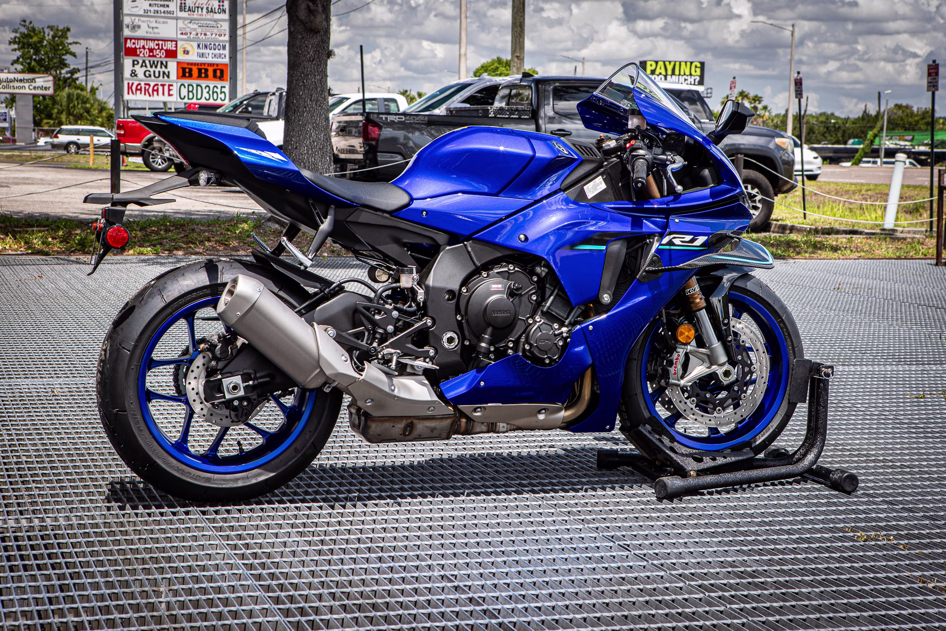 2026 Blue Yamaha YZF-R1 Motorcycle