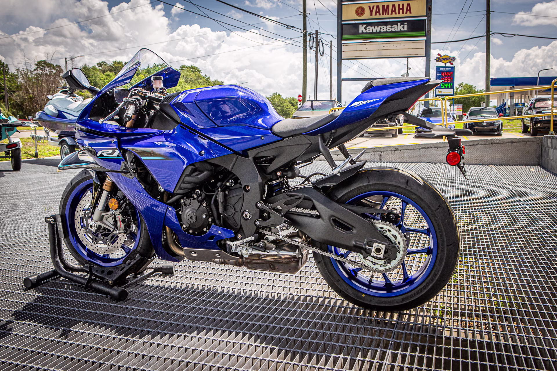 2026 Blue Yamaha YZF-R1 Motorcycle