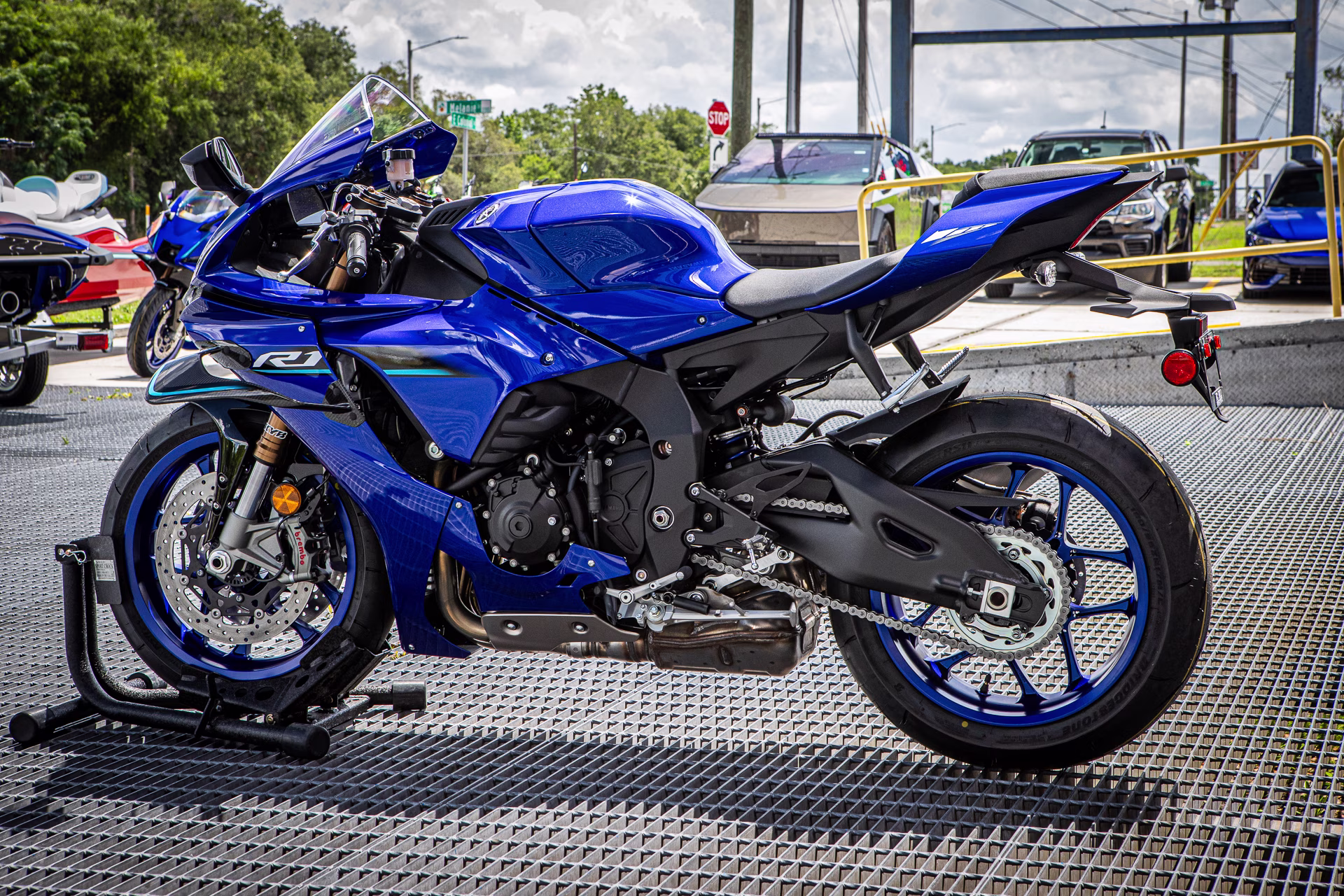 2026 Blue Yamaha YZF-R1 Motorcycle