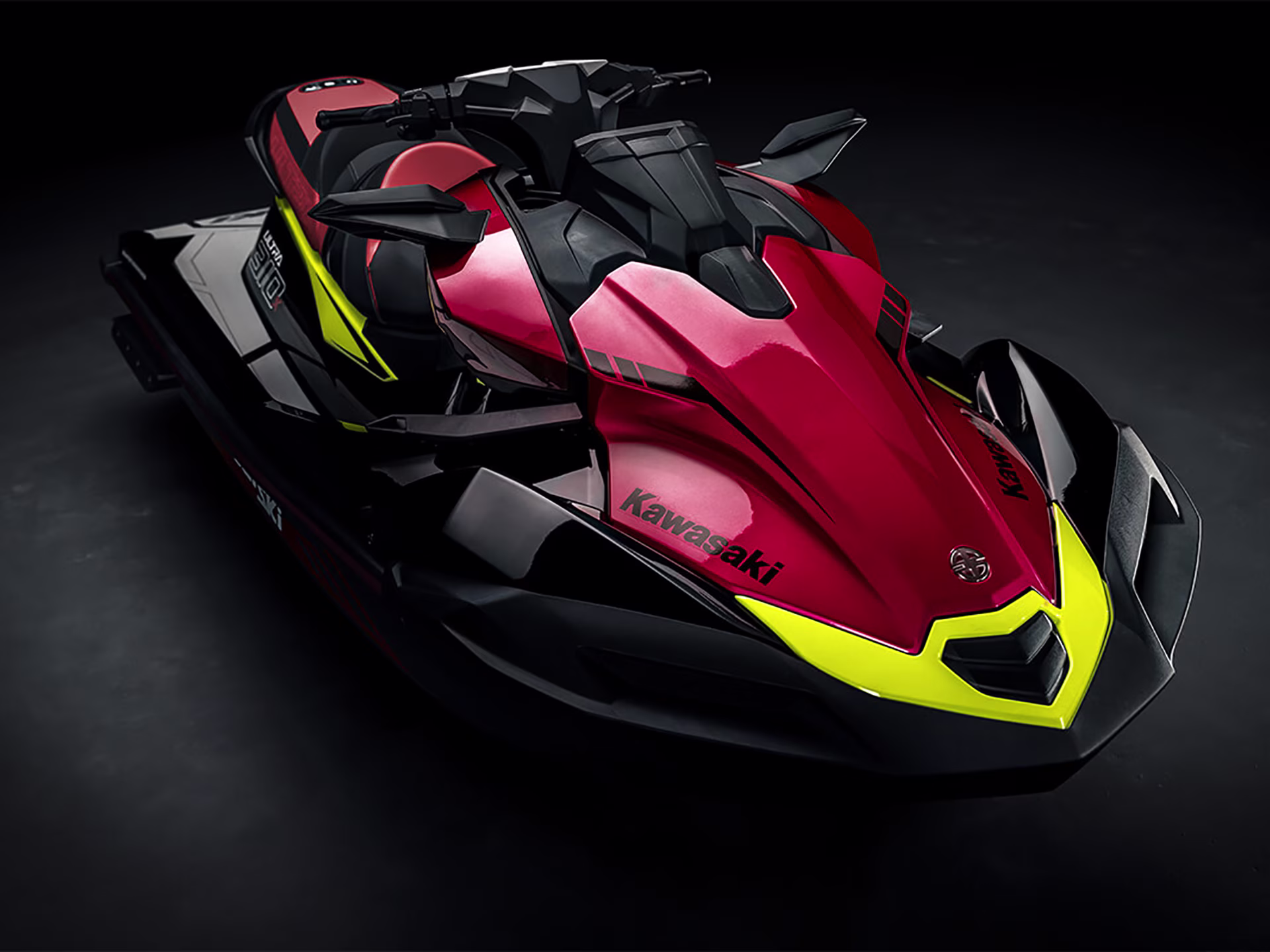 2025 Ebony / Neon Red Kawasaki Jet Ski Ultra 310X Ultra 310X Personal Watercraft