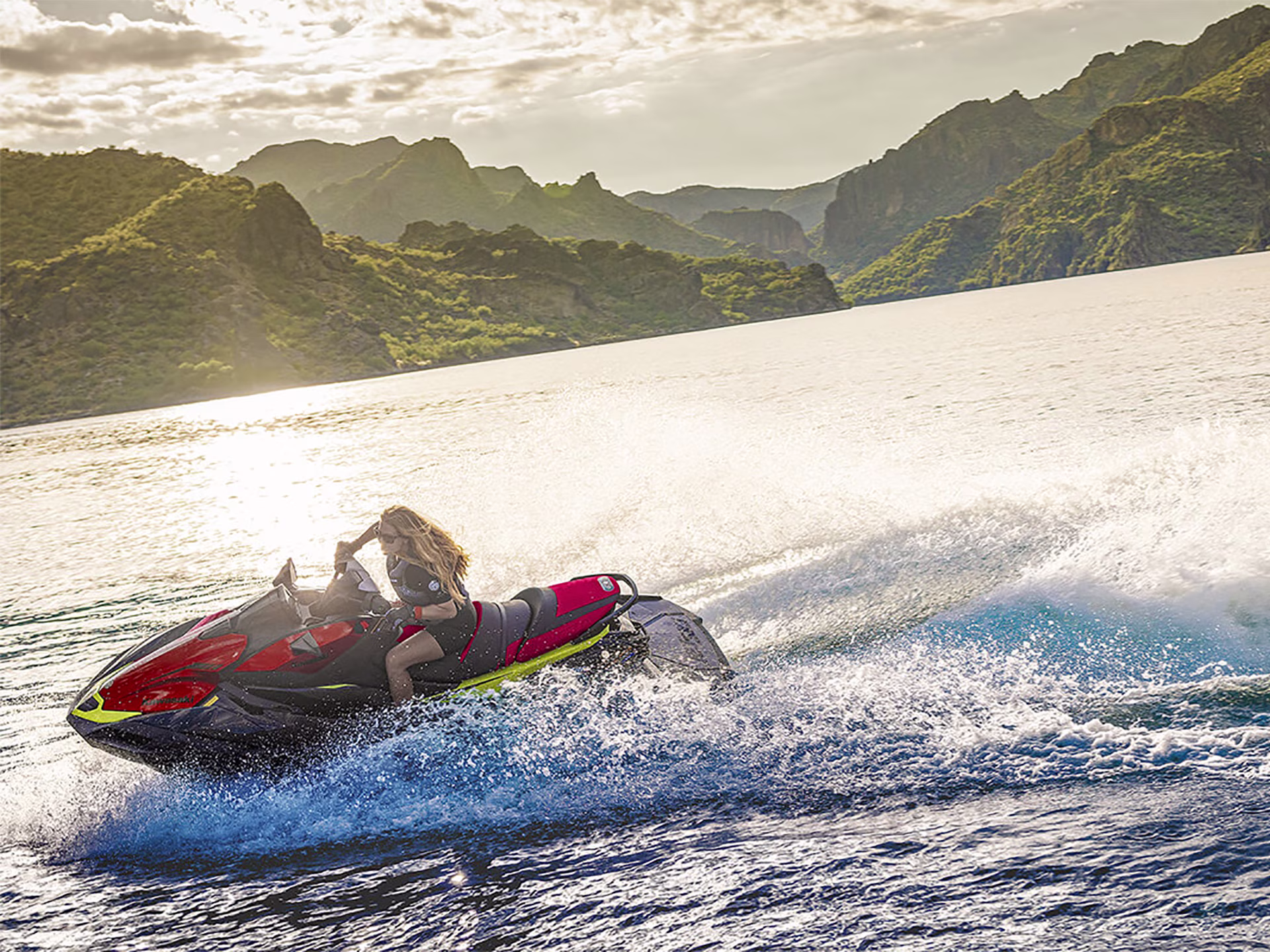 2025 Ebony / Neon Red Kawasaki Jet Ski Ultra 310X Ultra 310X Personal Watercraft