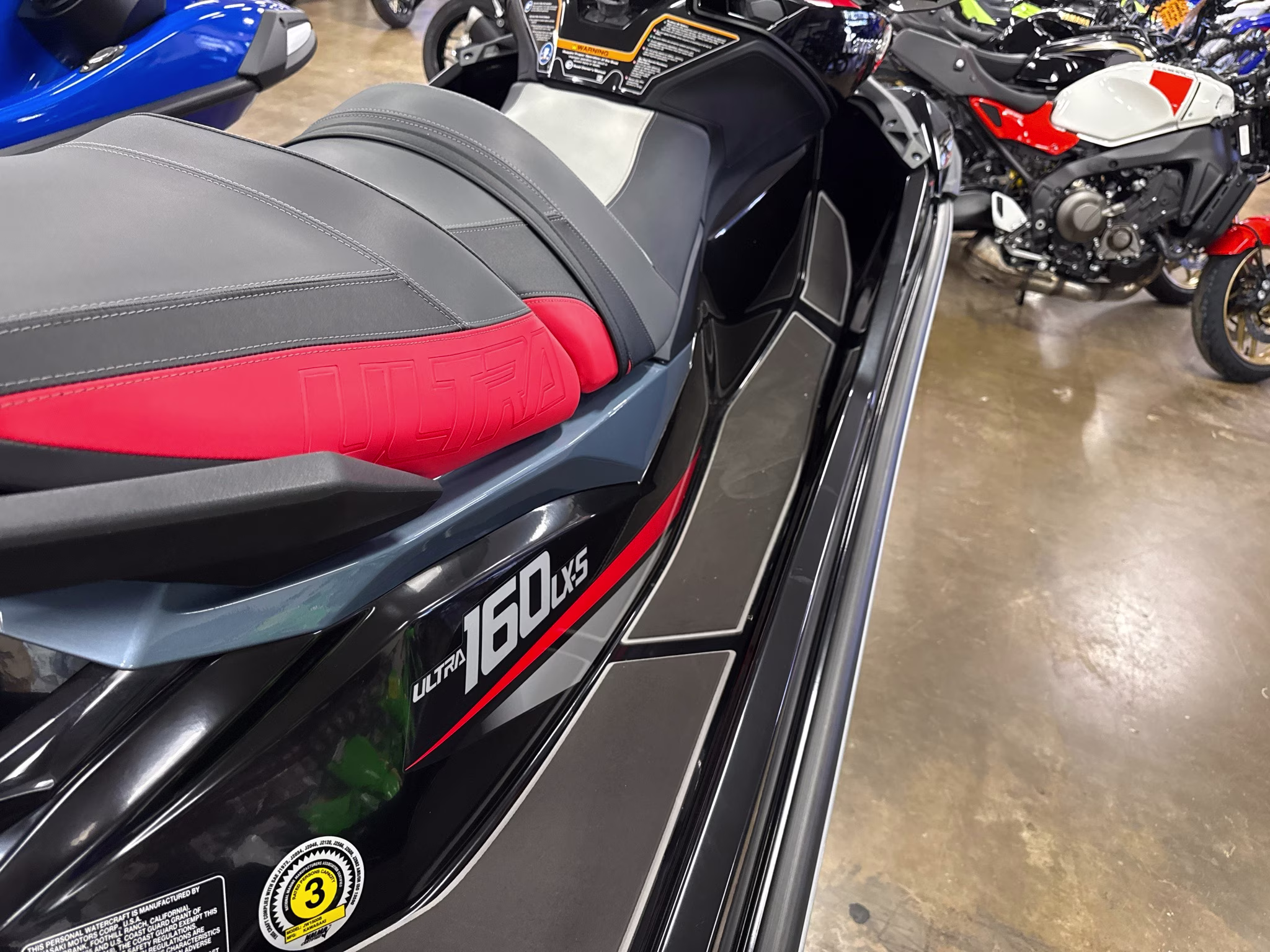 2025 Bluish Gray / Ebony Kawasaki Jet Ski Ultra 160LX-S Ultra 160LX-S Personal Watercraft