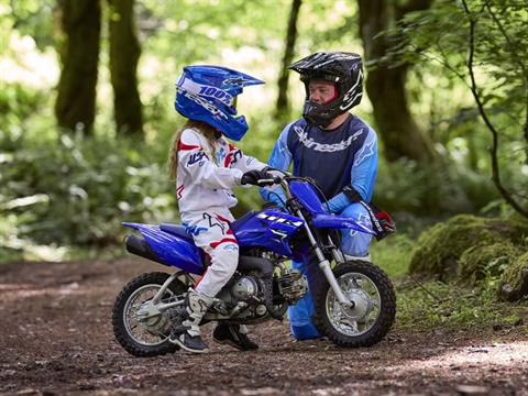 2026 Blue Yamaha TT-R50E Motorcycle