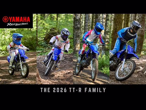 2026 Blue Yamaha TT-R50E Motorcycle