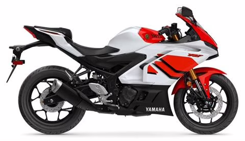 2026 White Yamaha YZF-R3 ABS 70th Anniversary Edition Motorcycle