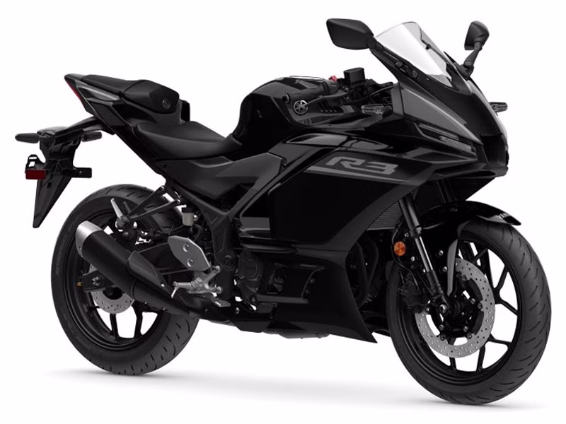 2026 Midnight Black Yamaha YZF-R3 ABS Motorcycle