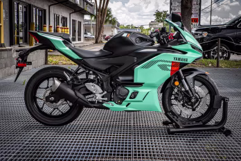 2026 Miami Mint Green / Matte Stealth Black Yamaha YZF-R3 ABS Motorcycle