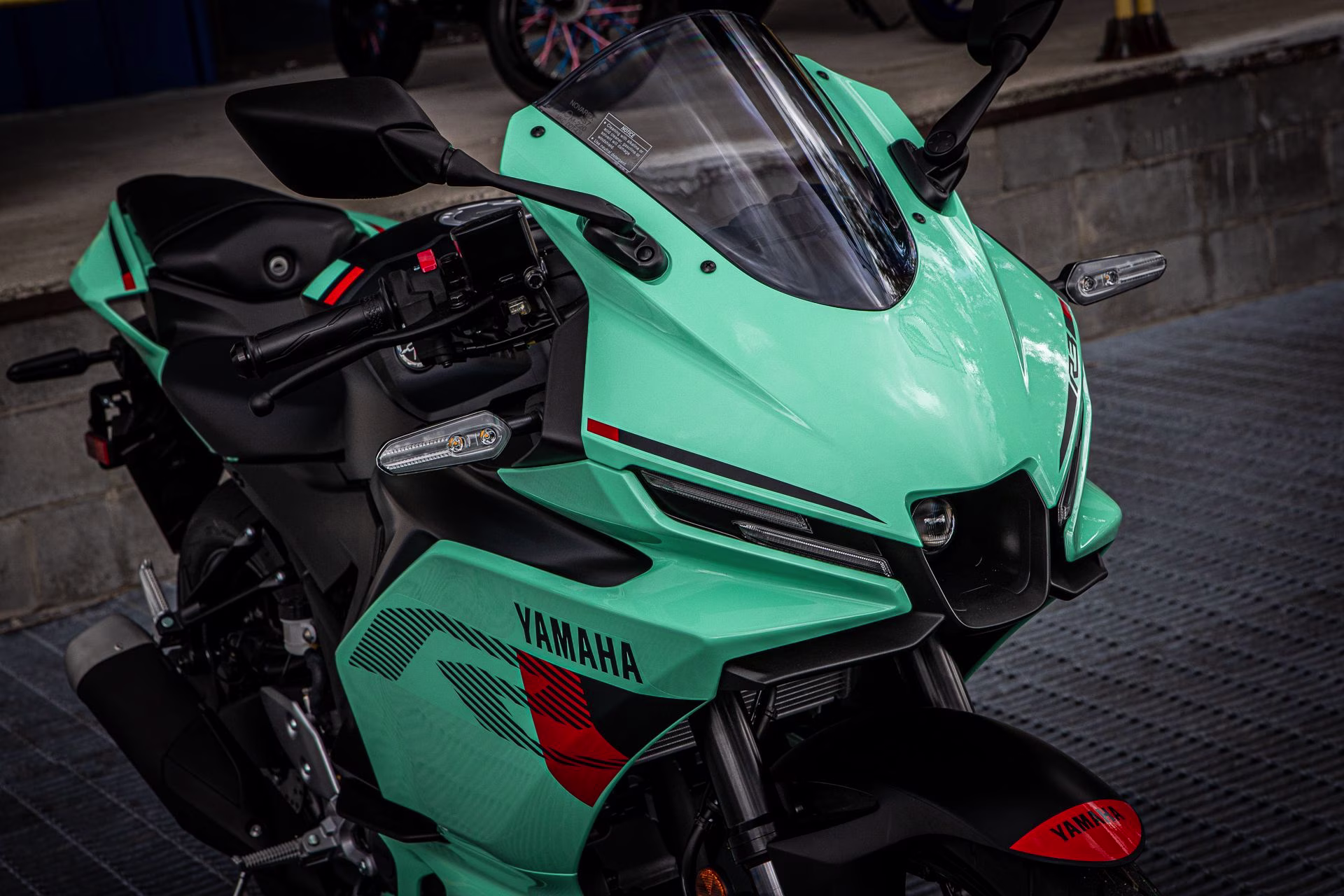 2026 Miami Mint Green / Matte Stealth Black Yamaha YZF-R3 ABS Motorcycle