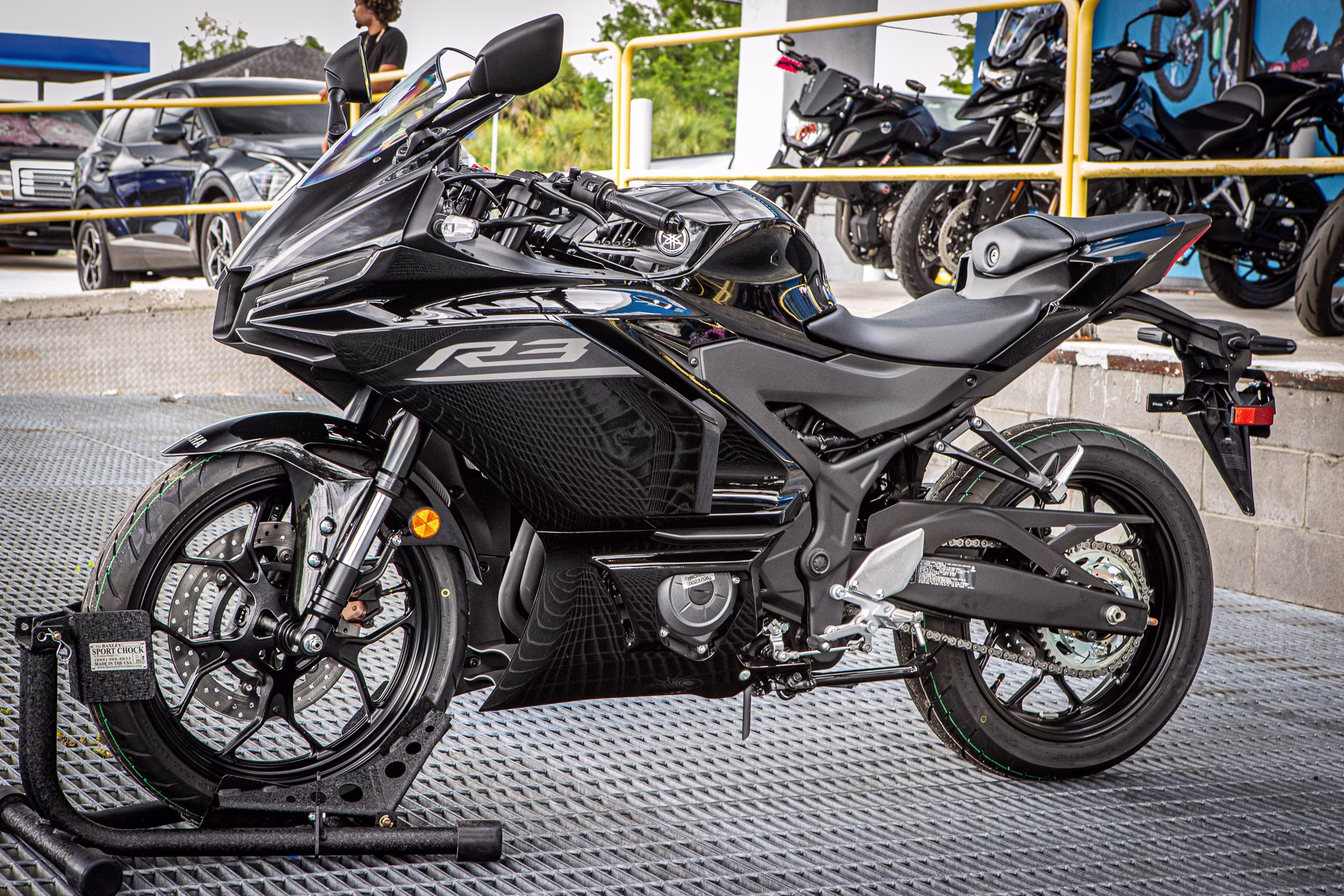 2026 Black Yamaha YZF-R3 ABS Motorcycle