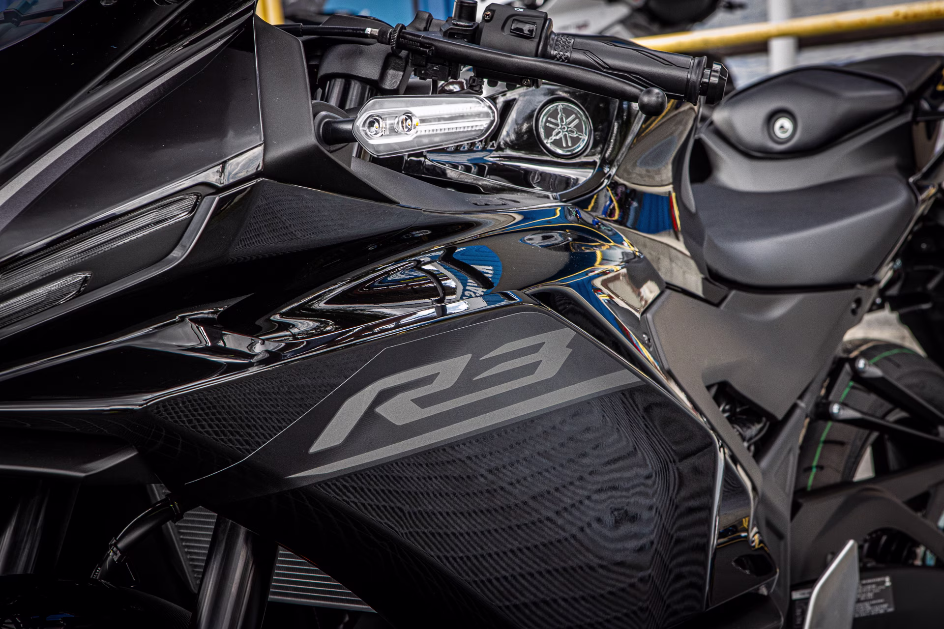 2026 Black Yamaha YZF-R3 ABS Motorcycle