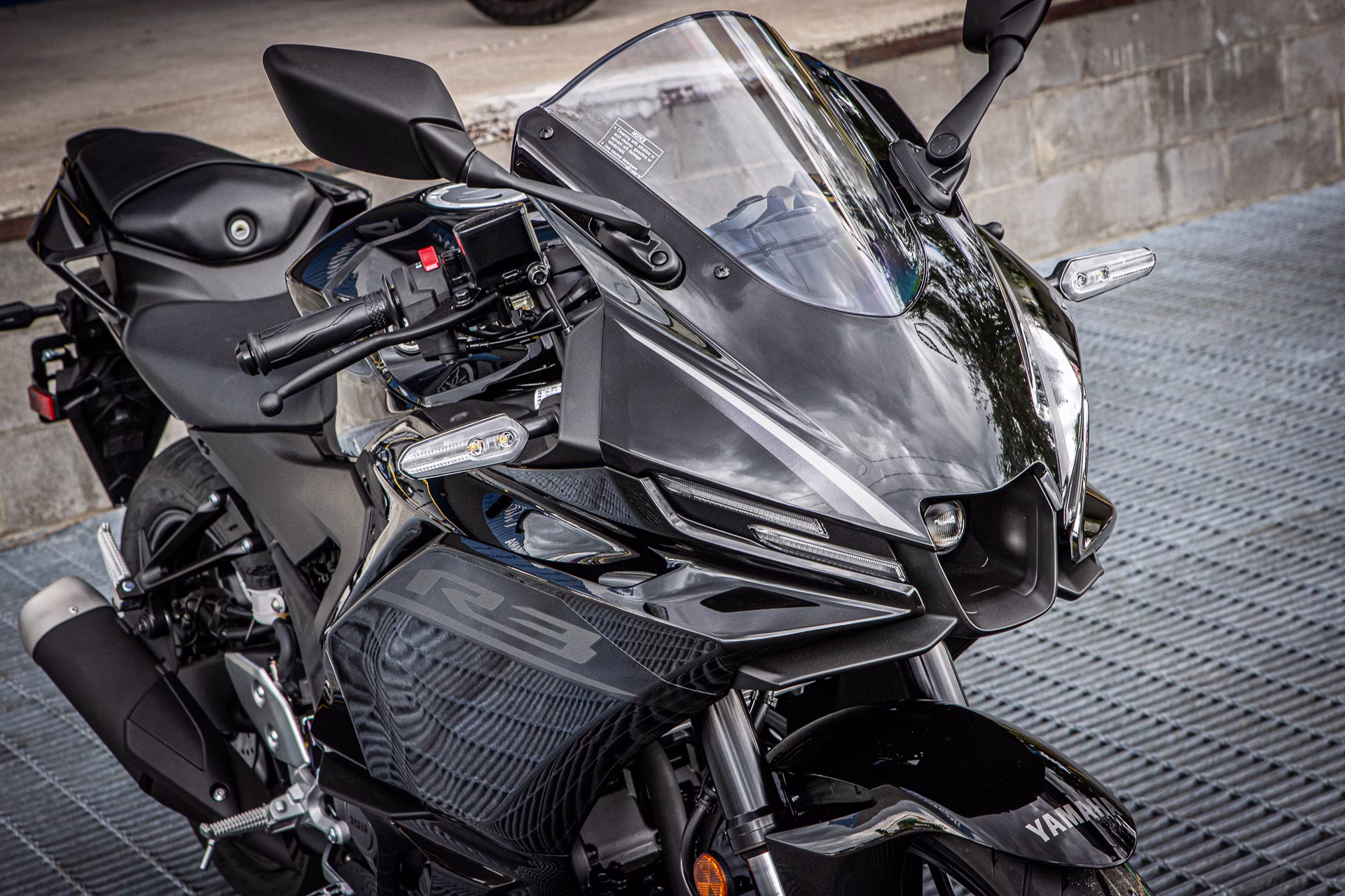 2026 Black Yamaha YZF-R3 ABS Motorcycle