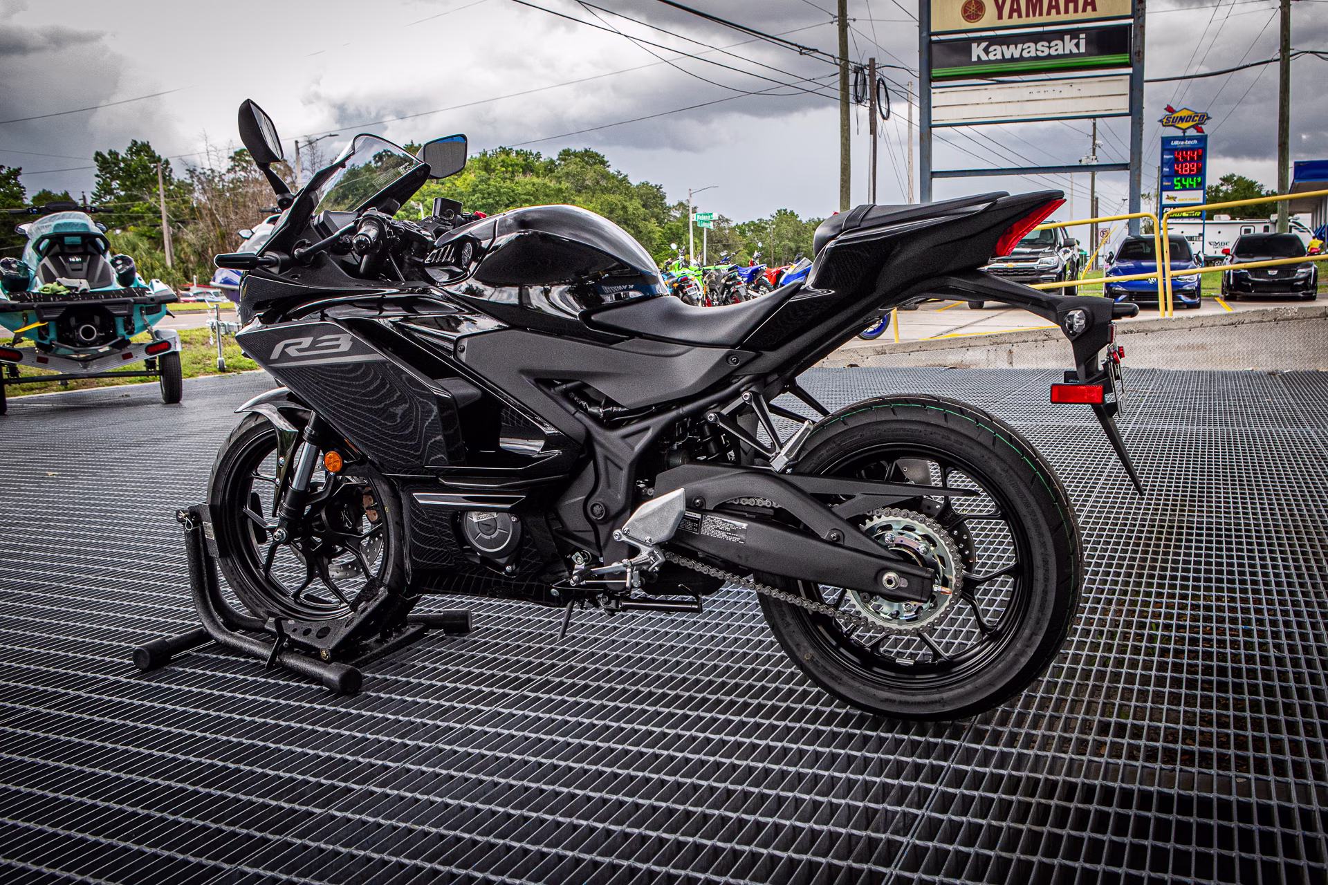2026 Black Yamaha YZF-R3 ABS Motorcycle