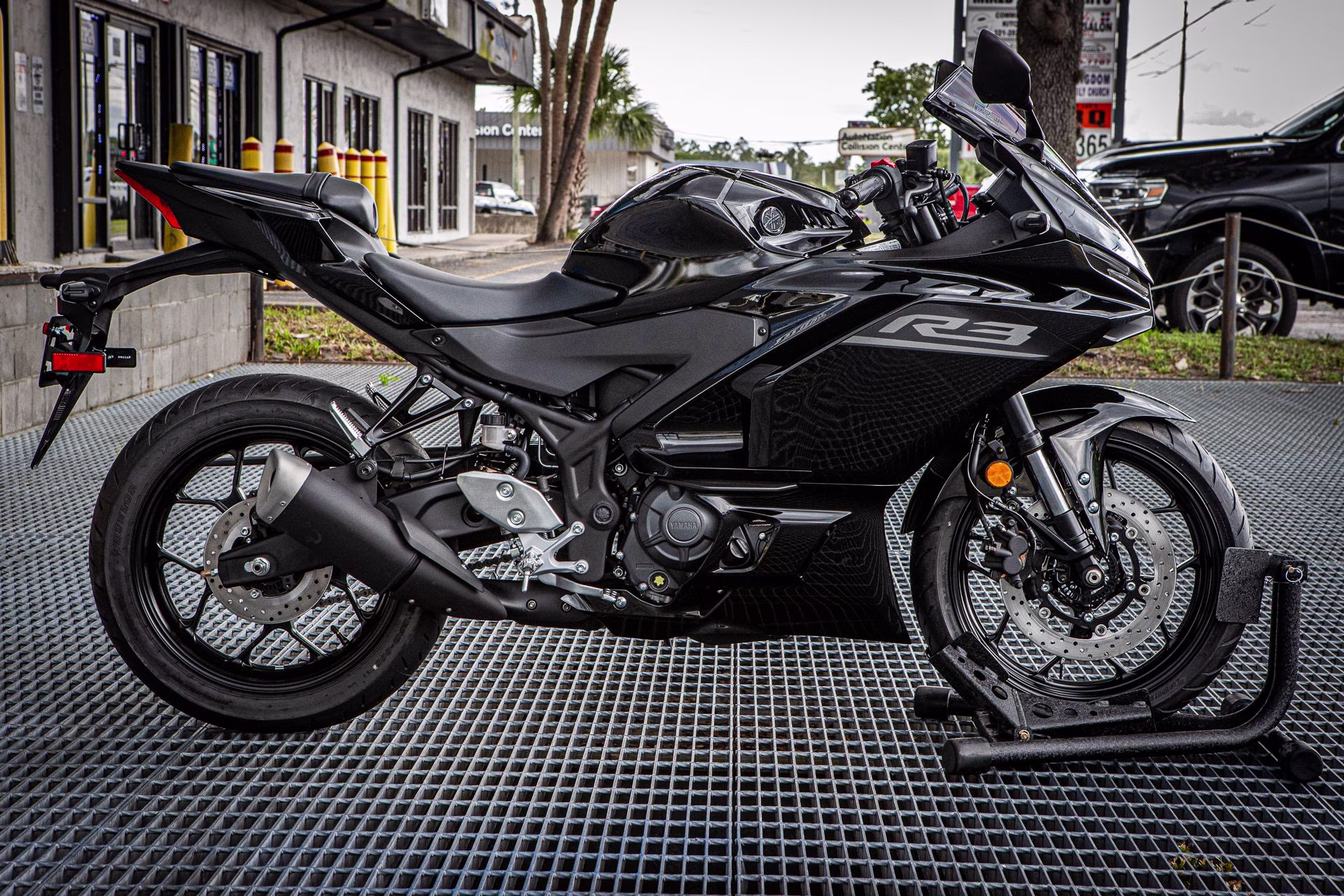 2026 Midnight Black Yamaha YZF-R3 ABS Motorcycle