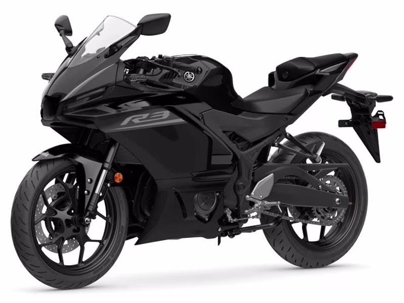 2026 Midnight Black Yamaha YZF-R3 ABS Motorcycle