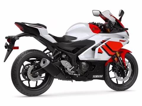 2026 White Yamaha YZF-R3 ABS Motorcycle