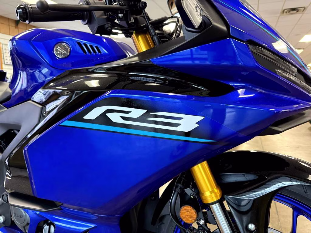 2026 Blue Yamaha YZF-R3 ABS Motorcycle