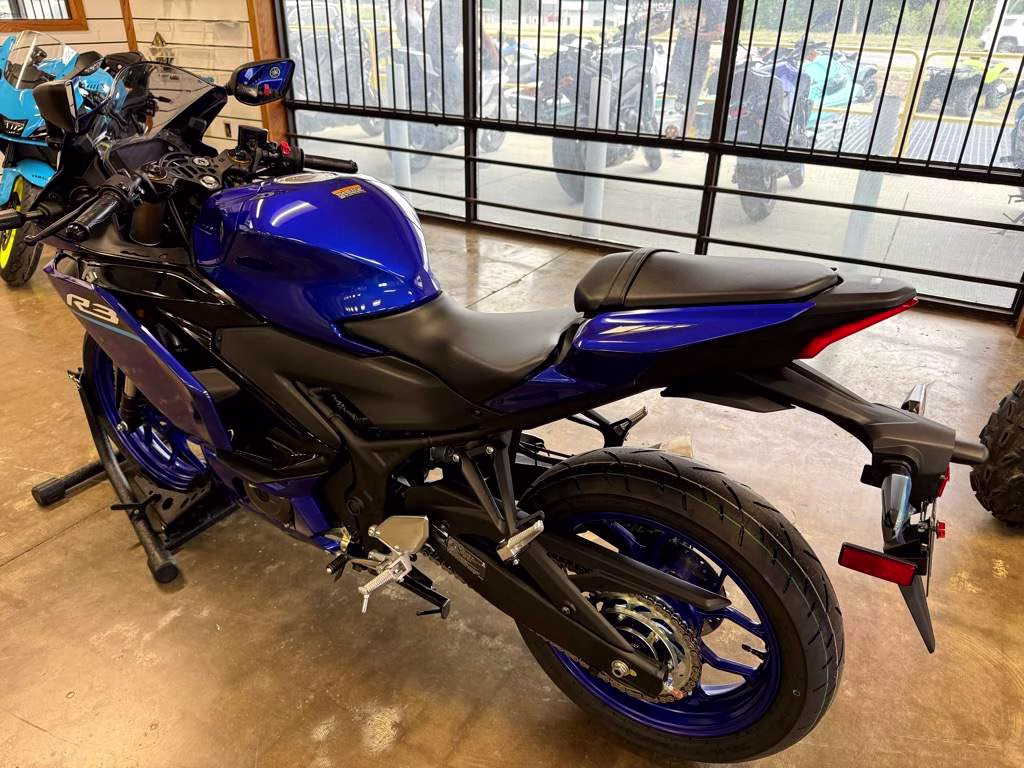 2026 Blue Yamaha YZF-R3 ABS Motorcycle